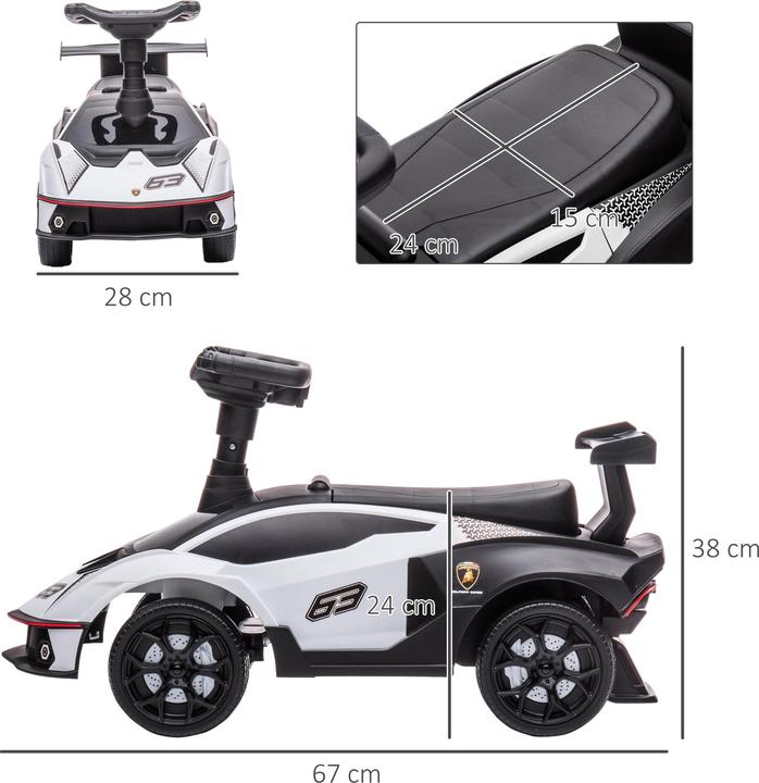 Actual product image Aiyaplay Children's vehicle with storage space