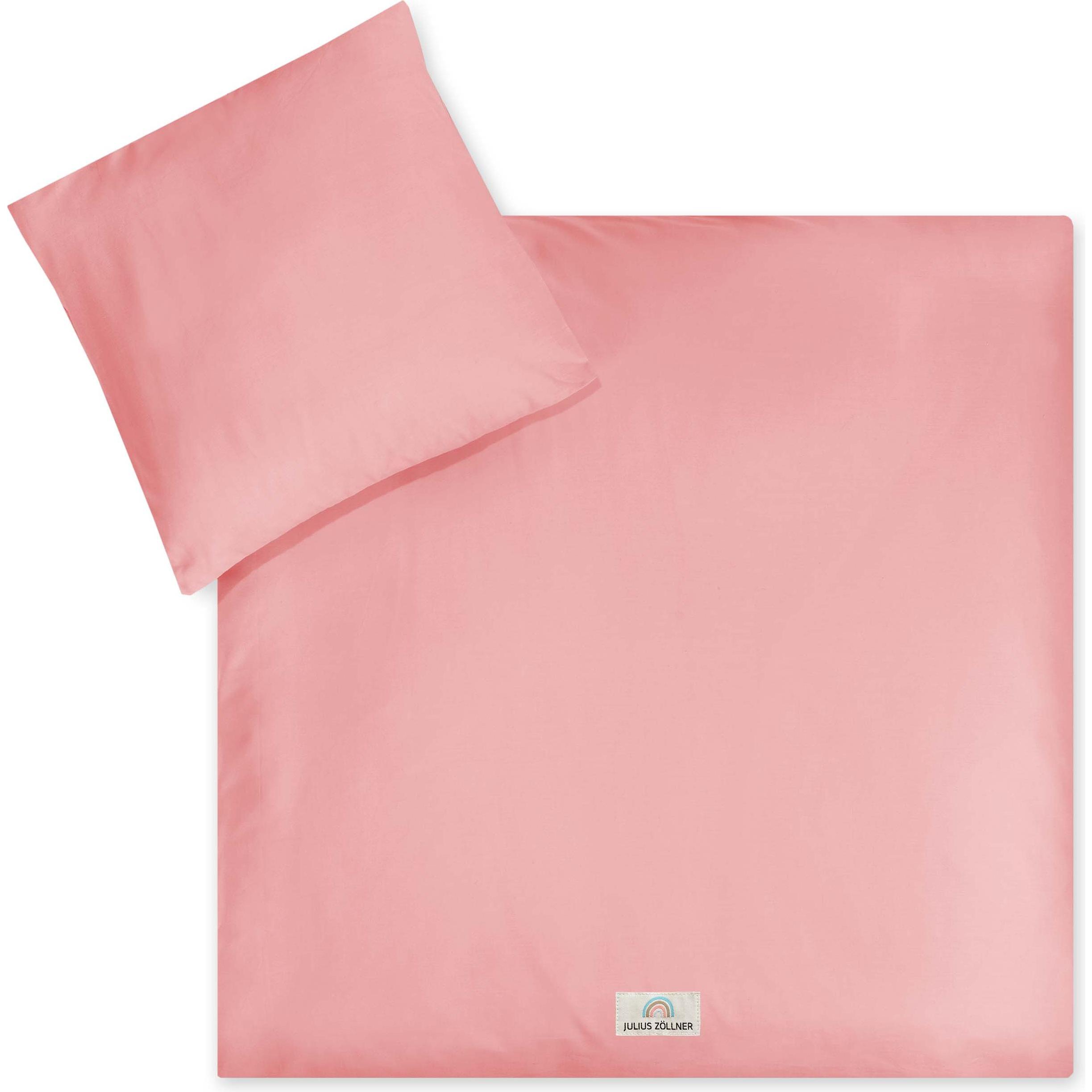 Julius Zöllner, Kinderbettwäsche, Bettwäsche Uni Mauve, 100/135+40/60