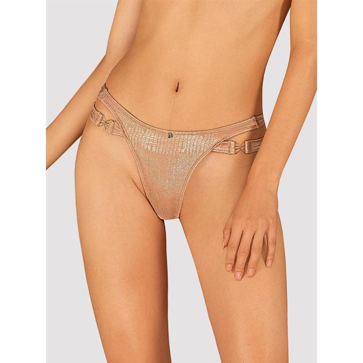 Actual product image Obsessive Filipines Bikini Thong - Gold (L)