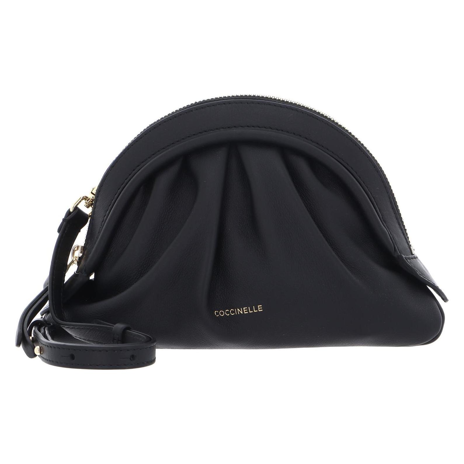 Coccinelle, Damen, Handtasche, Cheek Smooth Crossbody, Schwarz