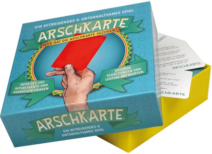 Actual product image Arschkarte card game (German)