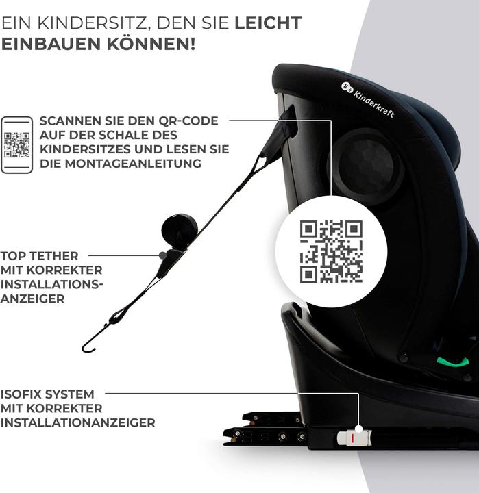 Productafbeelding KinderKraft I-Grow (Reboarder, ECE R129/i-Size standaard)