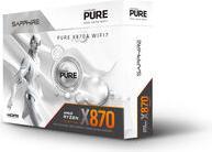 Actual product image Sapphire PURE X870A WIFI7 1xHDMI 1.4 1xDP 1.2 (AM5, AMD X870, ATX)