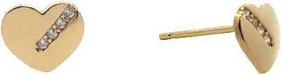 Immagine prodotto Passion Orecchini Oro 9 Carati - Zirconia - Cuore (Oro)