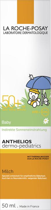 Actual product image La Roche Posay Anthelios Dermo-Kids Baby Milk Nourishing Sun Protection Milk (Suntan lotion, SPF 50+, 50 ml, 86 g)
