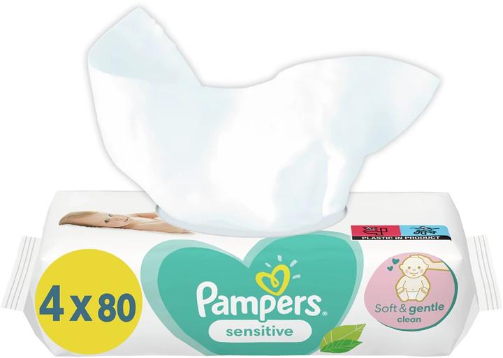 Actual product image Pampers Sensitive (320 pcs.)