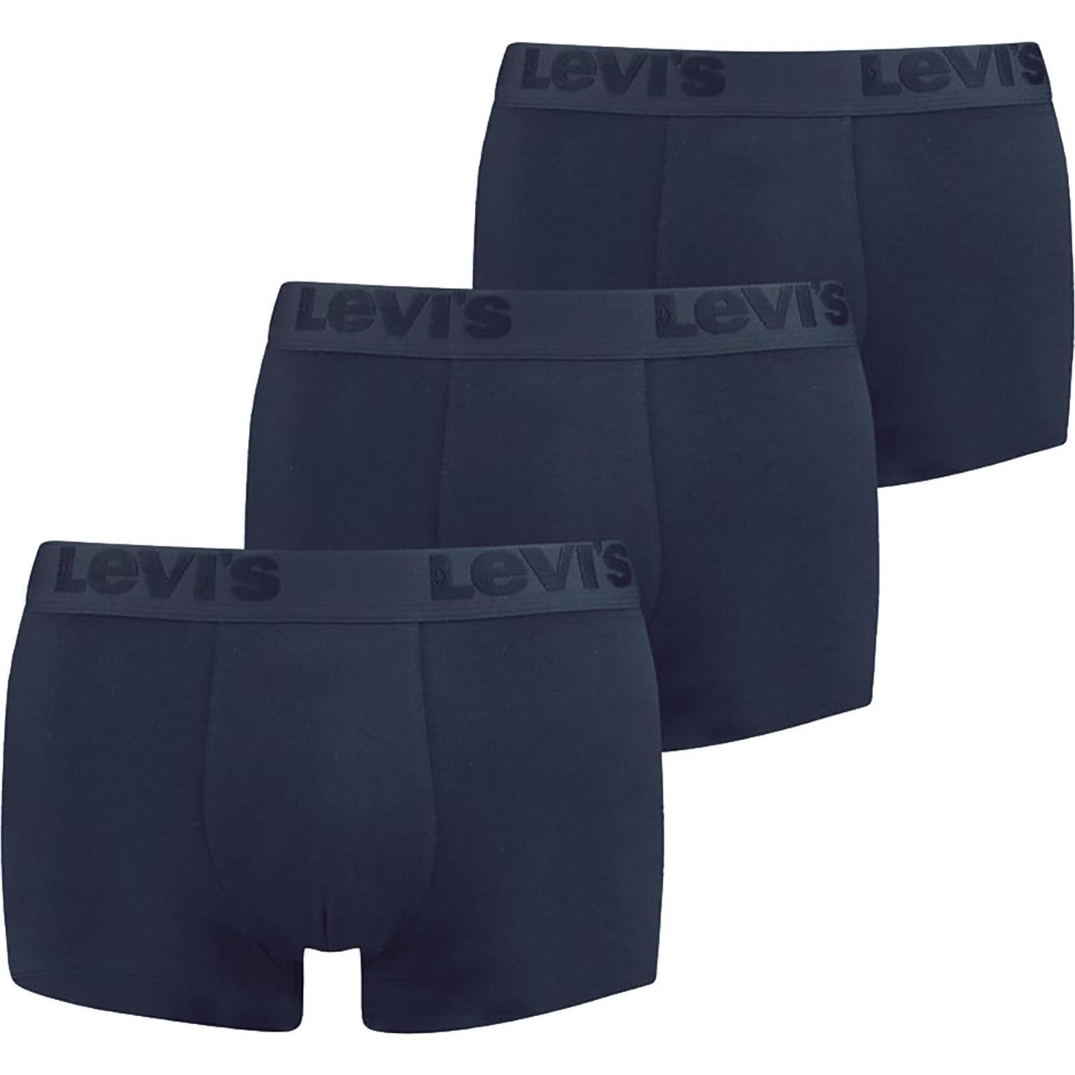 Thumbnail - Levis, Herren, Unterhosen, Boxershort Casual Stretch, Blau, (S, 6er Pack)