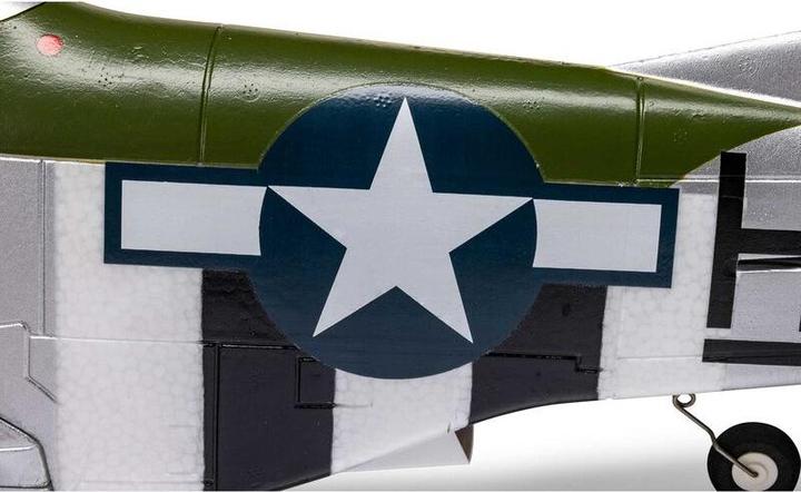 Actual product image E-Flite AVION Mustang P-51D 1000mm EP BNF with AS3X+ and SAFE Select (Warbird)