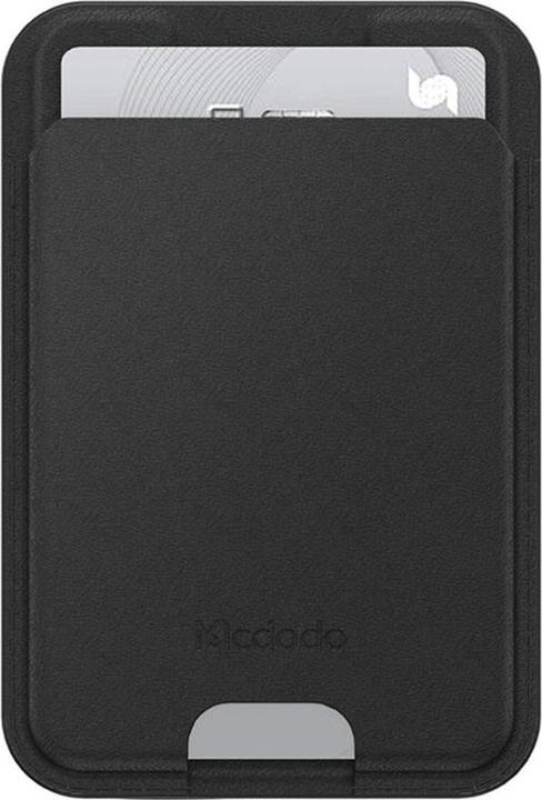 Mcdodo - Magnetic Card Holder (WH-7920) - with 3 Card Capacity, Leather, Ultra-slim - Black