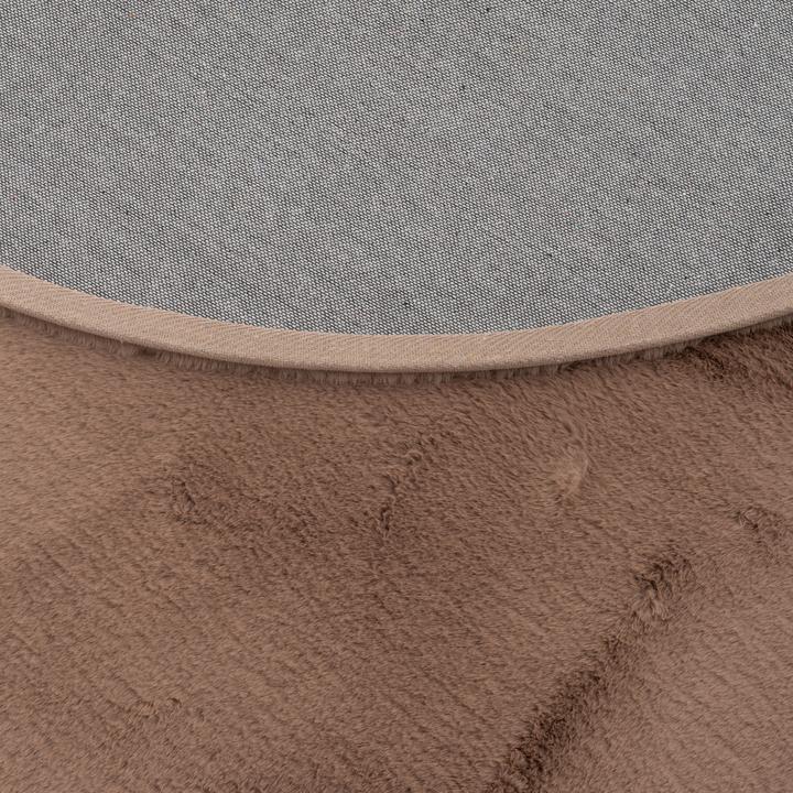 Image du produit Pergamon Tapis de luxe en fourrure Super Soft Plush Rond (120 x 120 cm)
