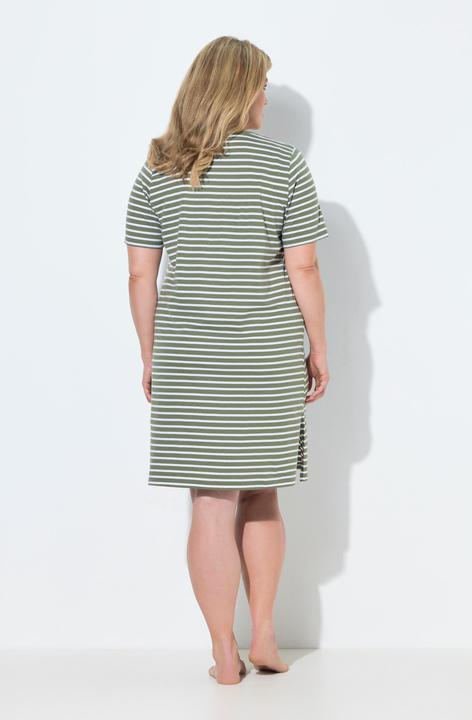 Produktbild Ulla Popken Bigshirt, Ringel, Rundhals, Halbarm (54)