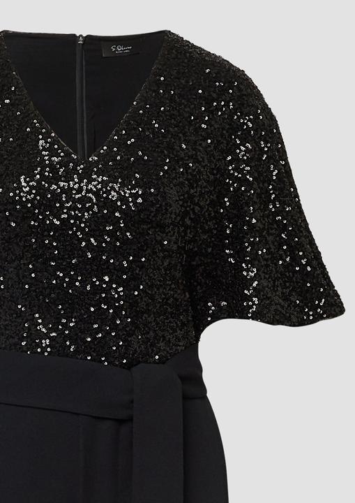 Image du produit S.Oliver Overall Festlicher Overall mit Pailletten und Bindegürtel (44)