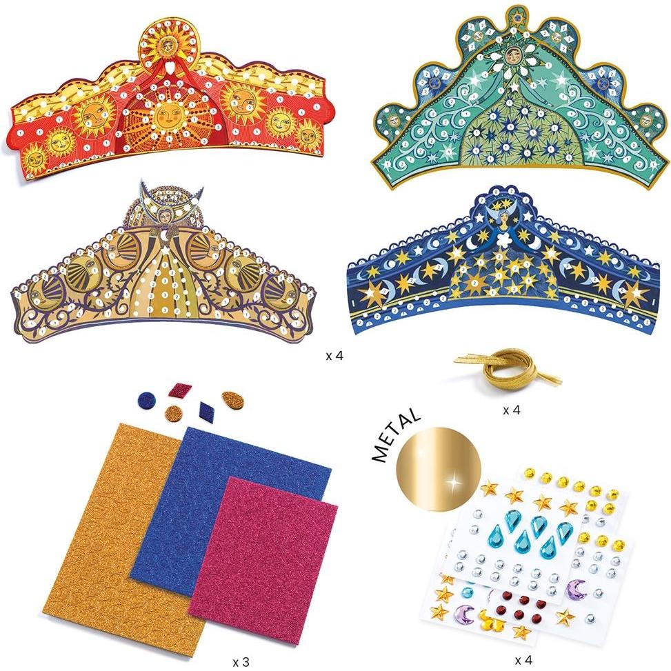 Thumbnail - Djeco Mosaik-Tiaras