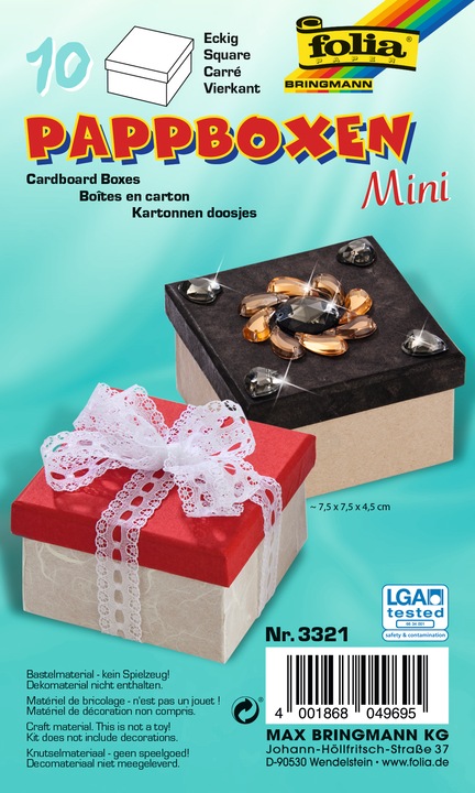 Produktbild Folia Pappboxen (Geschenkbox, 10 x)