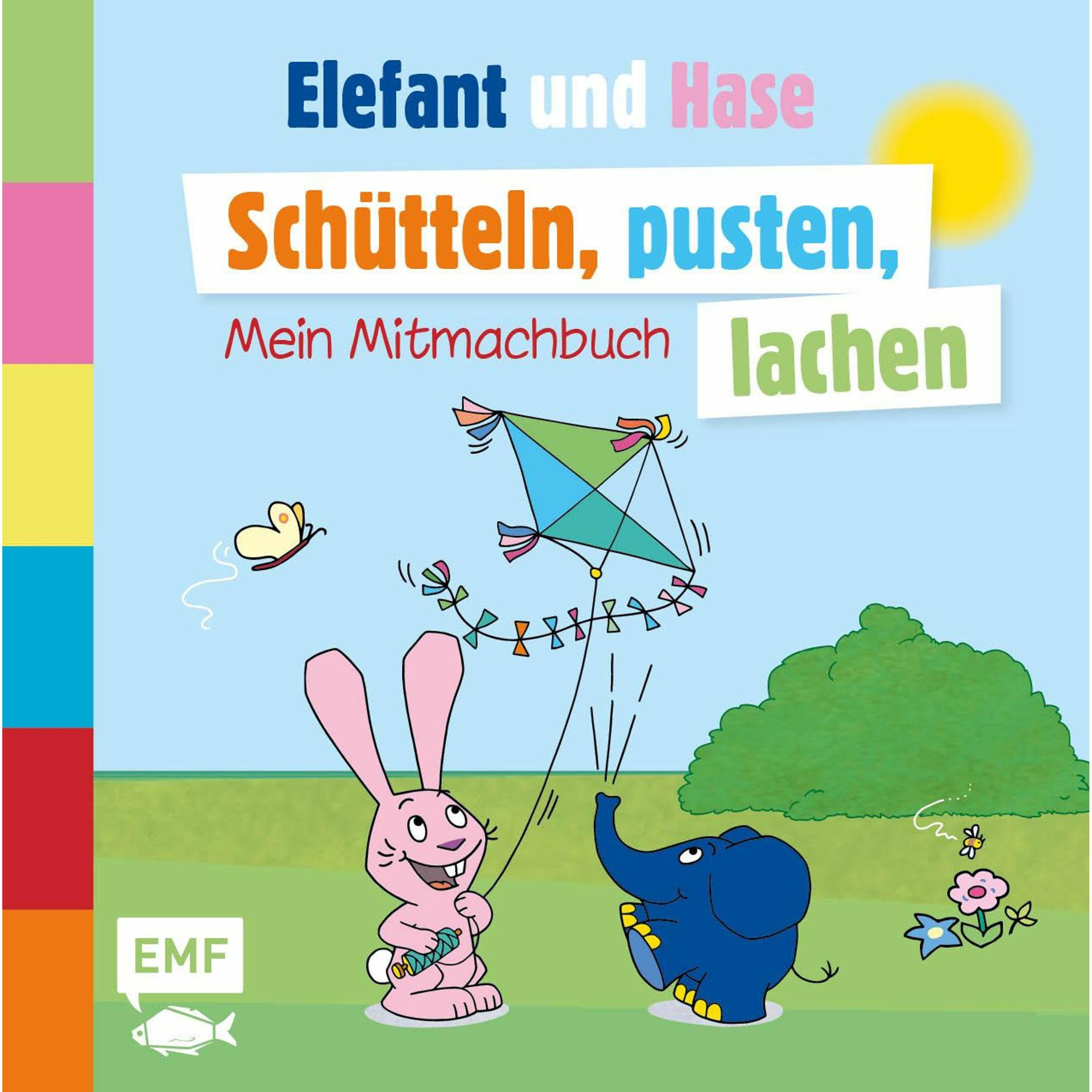 Die Sendung mit dem Elefanten - Schütteln, pusten, lachen - Mein Mitmachbuch, Ratgeber von Friedrich Streich / Trickstud...