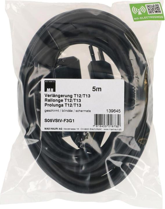 Produktbild Max Hauri Elektrobiologie MHAG S05VStV-F3G1.0 geschirmt (5 m, Typ 12)
