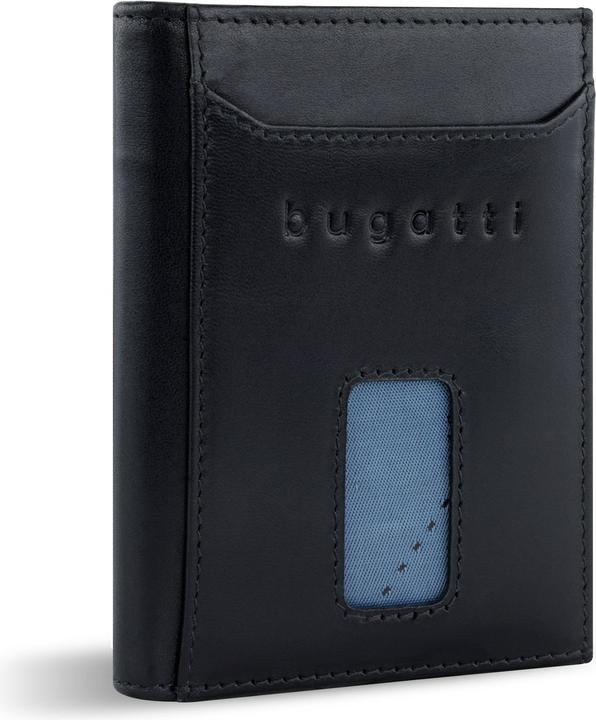 Actual product image Bugatti Secure Slim - RFID credit card holder with Viennese coin pocket Romano