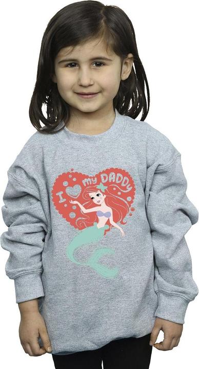 Produktbild Disney The Little Mermaid Love Daddy Sweatshirt Mädchen (104)