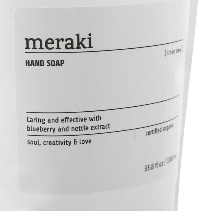Meraki Hand soap, Linen dew refill
