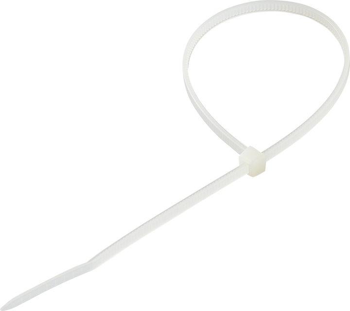 Actual product image ProPlus Cable tie 200x2,5mm 100 pieces white (Plastic cable ties, 200 mm, 100 pcs.)