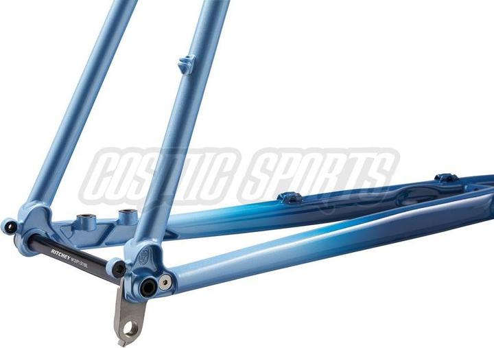 Image du produit Ritchey Kit cadre Outback V2 Disc Gravel, Anniversary Edition, 650B/700C, XS, half moon blue/white