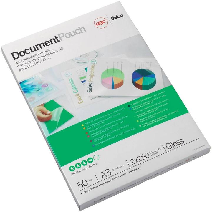 GBC DOCUMENT POUCH - Heisslaminier-Folientaschen (A3, 25 Stück, 150 µm)