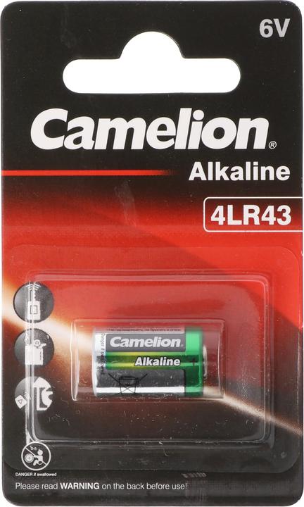 Produktbild AccuCell Batterie PX27, 4AG12, 4LR43, 4NR43, EPX27 (AG12, LR43, 80 mAh)