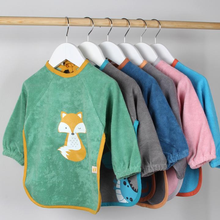 Produktbild Schlummersack Lätzchen mit Ärmeln wasserfest (6 Monate)