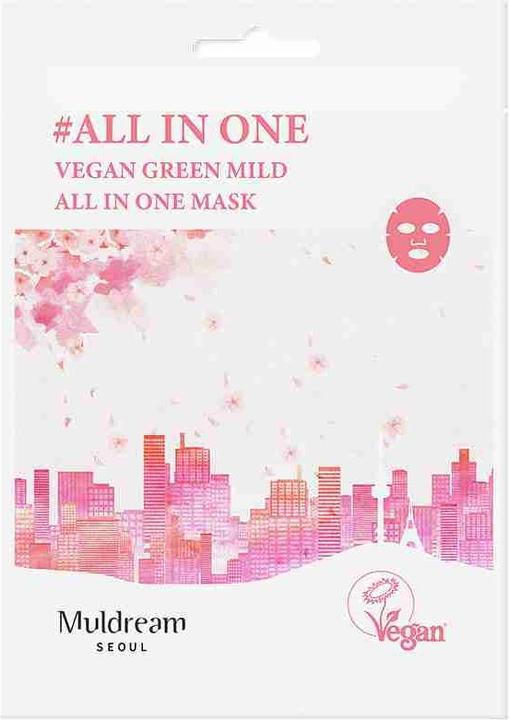 Actual product image Muldream Vegan Green Mild All in One Mask