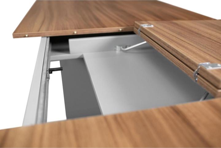 Actual product image Pöttker Extension table runner BASIC SYNCHRON with brake, extension length 1567 mm, galvanised