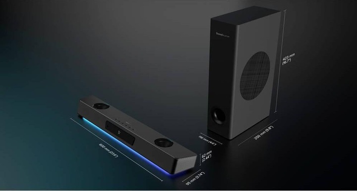 Image du produit Creative Sound Blaster Katana V2X (90 W, Canal 2.1)