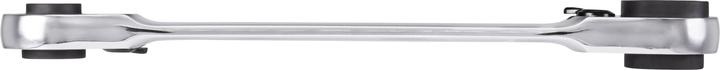 Produktbild Toolcraft 4 in 1 Doppel-Ratschenringschlüssel 10x13 - 17x19, umschaltbar (19 mm, 10 mm, 17 mm, 13 mm)