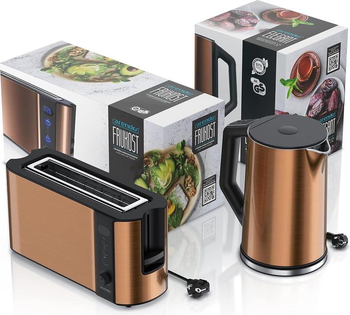 Actual product image Arendo Frühstücks-Set - Wasserkocher Elegant und Toaster Frukost (1.50 l)
