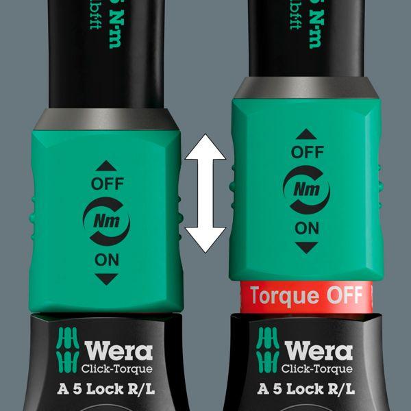 Produktbild Wera Click-Torque Lock A5 R/L (1/4", 2.50 Nm, 25 Nm)