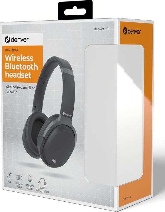 Actual product image Denver BTN-210 (ANC, 20 h, Wireless, Cable)