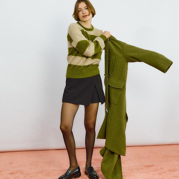 Actual product image La Redoute Collections Grobstrickpullover mit rundem Ausschnitt (XL)