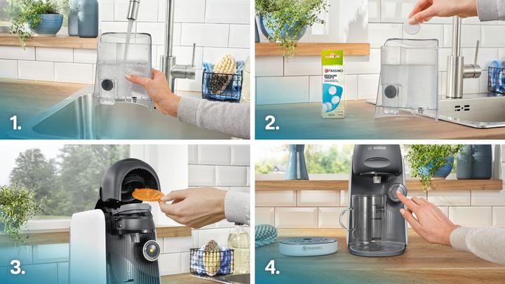 Actual product image Bosch Hausgeräte TAS16B4 TASSIMO Multi-drink Automatic FINESSE snow white (Tassimo)