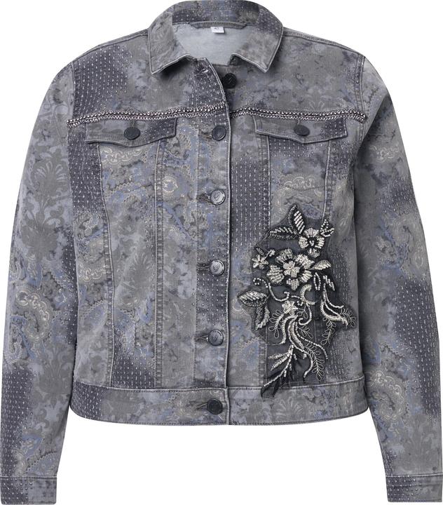 Produktbild Miamoda Jeansjacke, Classic Fit, Applikation (52)