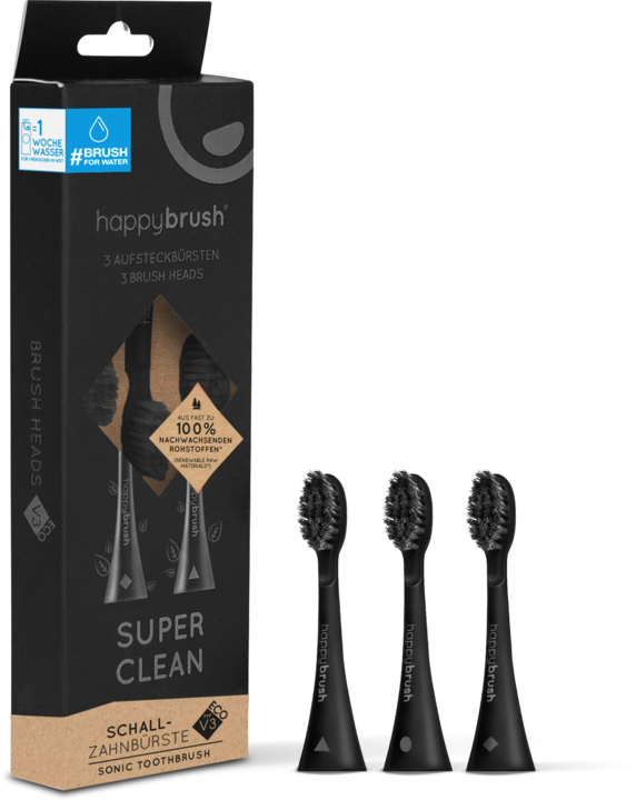 Produktbild happybrush Aufsteckbürsten (3 x)