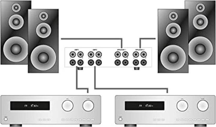 Actual product image Dynavox Amplifier boxesSwitch AMPS PRO silver (Audio Switch)