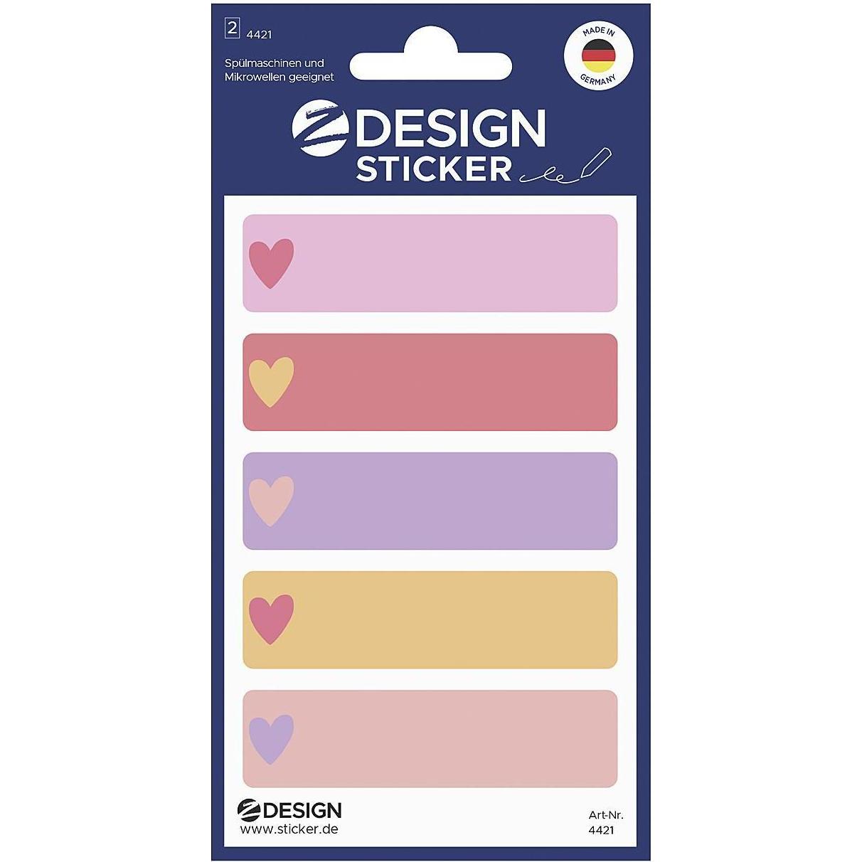 Z-Design Sticker zum Beschriften (4421) Mindestbestellmenge: 10 Stück