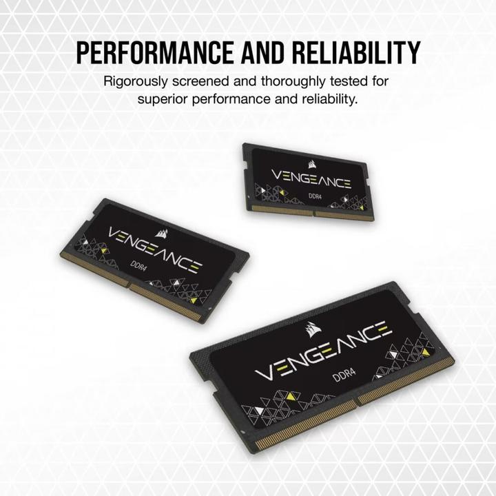 Image du produit Corsair Vengeance (1 x 16GB, 3200 MHz, RAM DDR4, SO-DIMM)