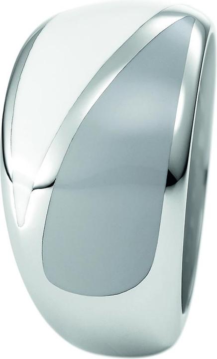 Xen Ring mit Keramik weiss/grau (52)