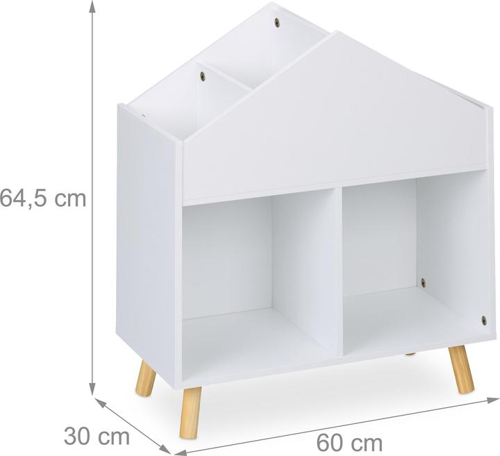 Actual product image Relaxdays Kinderregal Hausform