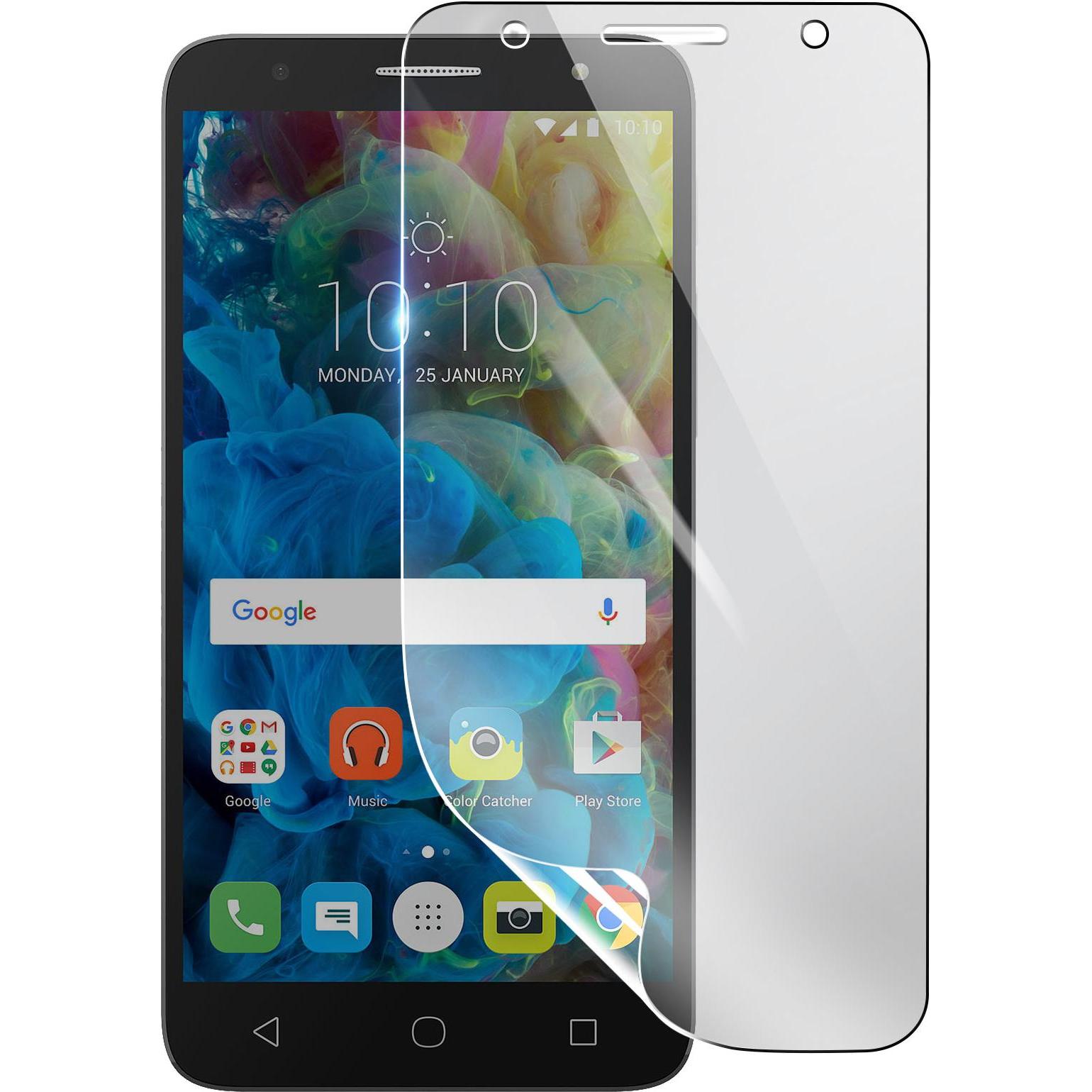 3MK Hydrogel Bildschirmfolie für Alcatel Pop 4 Plus (1 Stück, Alcatel Pixi 4), Smartphone Schutzfolie, Transparent
