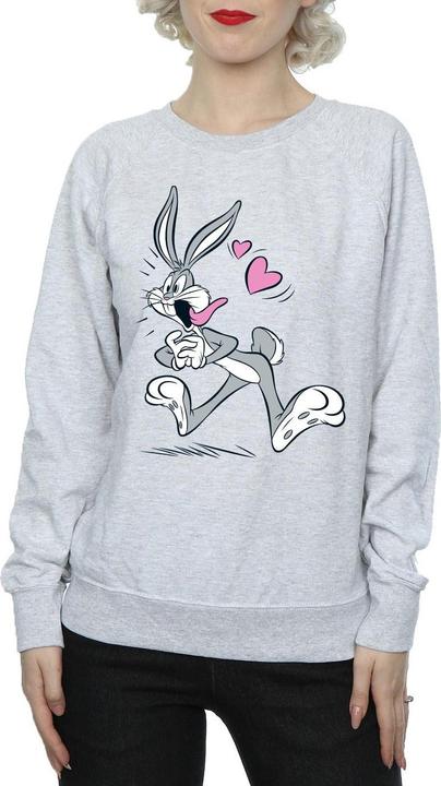Actual product image Looney Tunes Womens/Ladies Bugs Bunny In Love Sweatshirt (S)