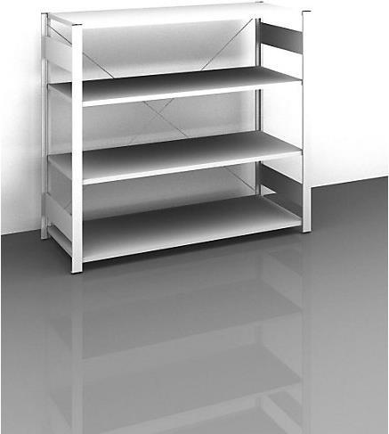 Actual product image kaiserkraft Sideboard plug-in shelf, light gray