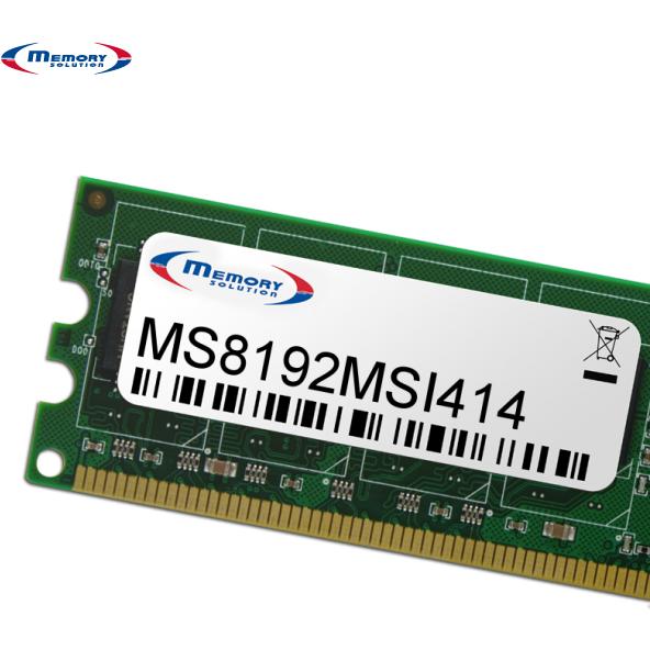 Thumbnail - Memorysolution Memory Solution MS8192MSI414 8GB Speichermodul (1 x 8GB), RAM Modellspezifisch