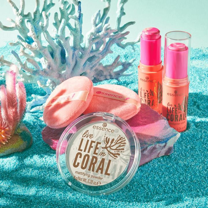 Immagine prodotto essence Rouge live LIFE in CORAL blush stick 003 Mauvelous (003 Mauvelous)
