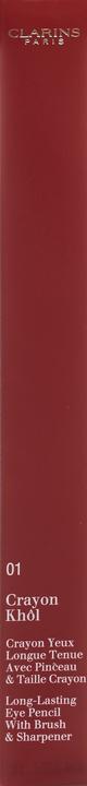 Image du produit Clarins Crayon Khol Long-Brush & Sharpener (01 Noir de carbone)